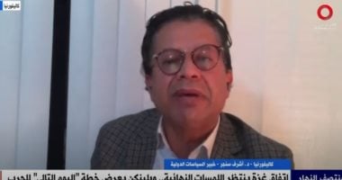 أشرف سنجر: مصر عازمة على العمل مع ترامب للوصول إلى حل الدولتين