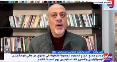 أحمد زكارنة: الدبلوماسية المصرية أعادت الملف الفلسطينى لخط القطار الصحيح